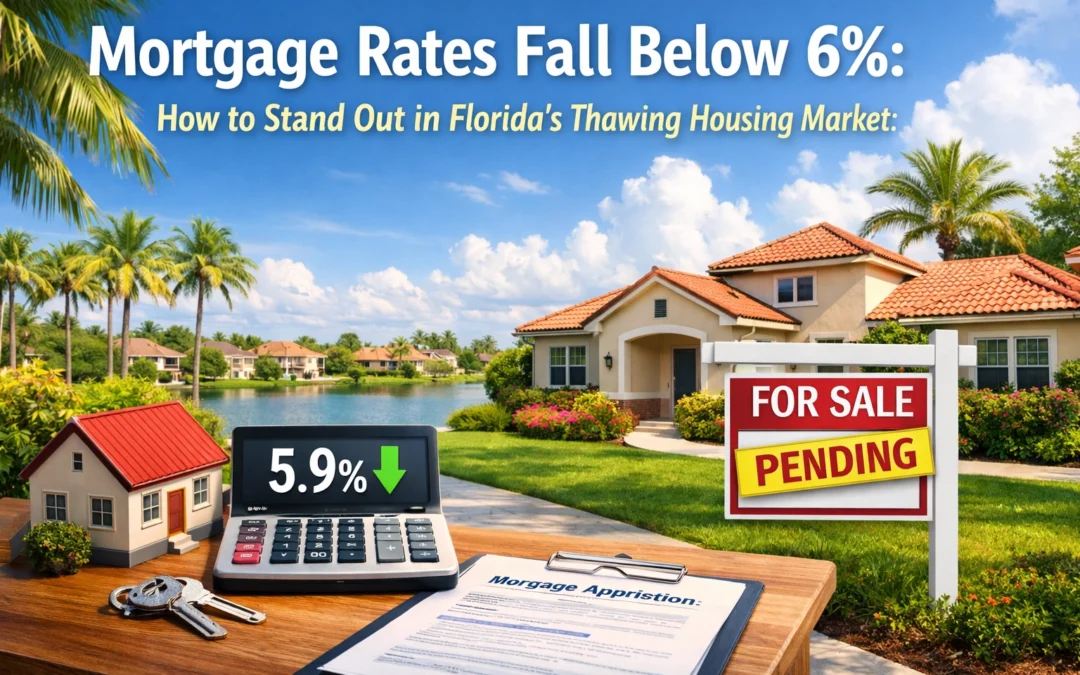 Mortgage Rates Fall Below 6%: How to Stand Out in Florida’s Thawing Housing Market